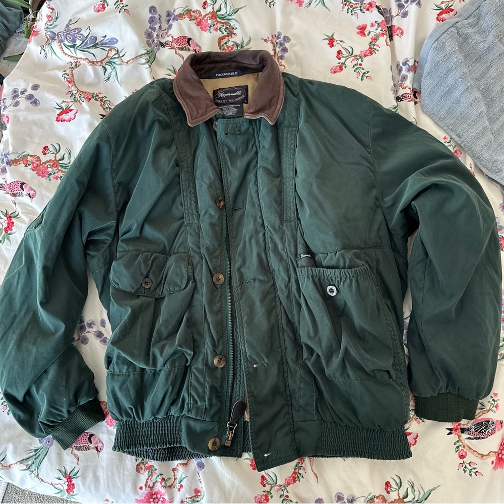 Vintage Faconnable bomber jacket